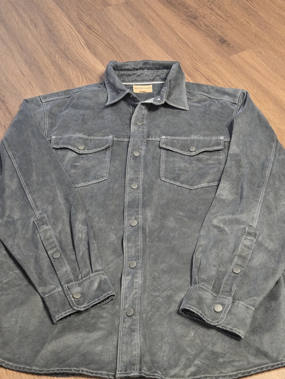 RedHead Charcoal Gray Button-Front Lightweight Jacket
